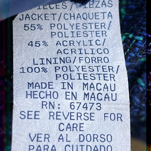 Danny & Nicole textured tweed jacket 8 - Picture 7 of 11